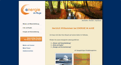 Desktop Screenshot of energie-im-auge.de